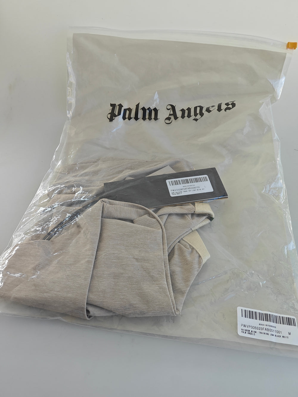 Palm Angels – Brassière New Training Track Top – Taille L (40/42) – Neuve avec étiquettes