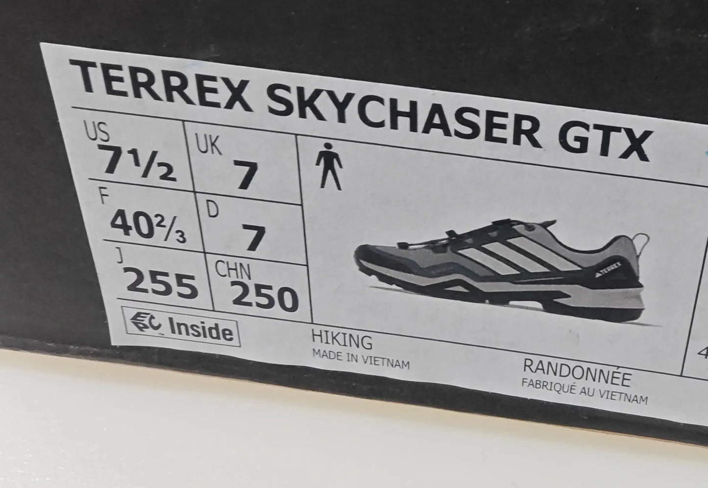 Adidas Terrex Skychaser GTX – Taille 40 2/3 – Gore-Tex Adidas
