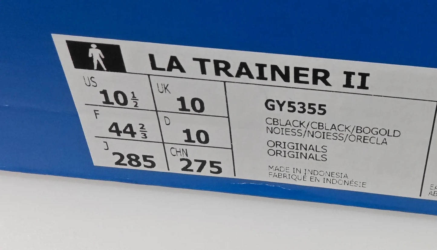 Adidas LA Trainer II – Noir & Jaune – Taille 44 ⅔ Adidas