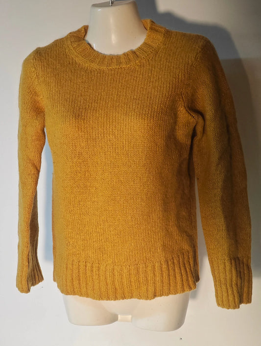 Pull Maje – Mohair Laine – Jaune Moutarde – T1 36/38 Maje