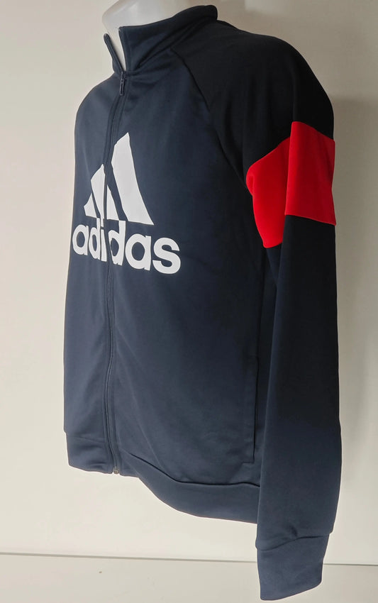 Veste Adidas training bleu marine logo – survêtement zip Adidas