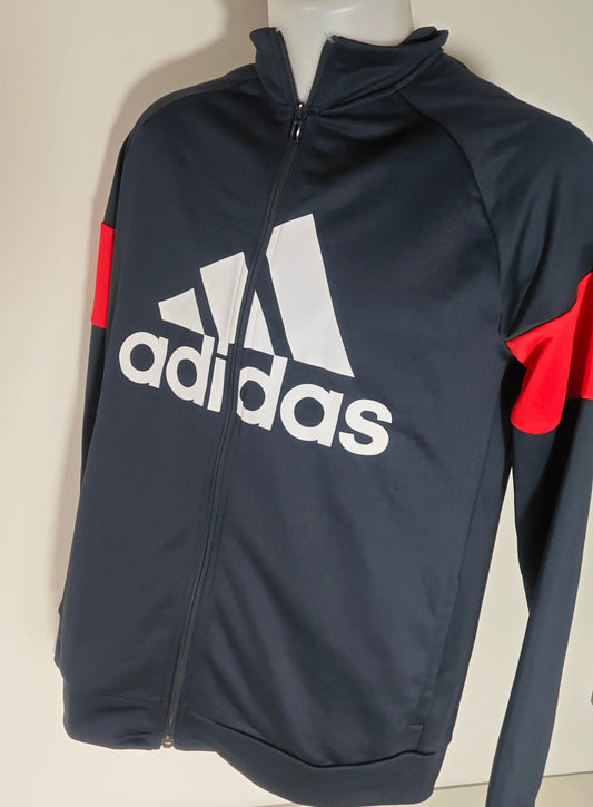 Veste Adidas training bleu marine logo – survêtement zip Adidas