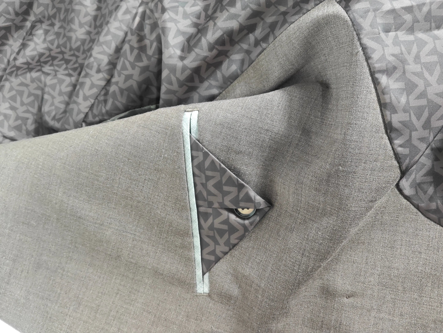 Blazer croisé Michael Kors Performance Fabric – marron clair Michael Kors