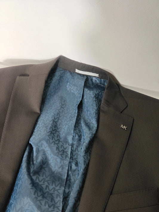 Blazer Michael Kors Slim Fit – marron Michael Kors