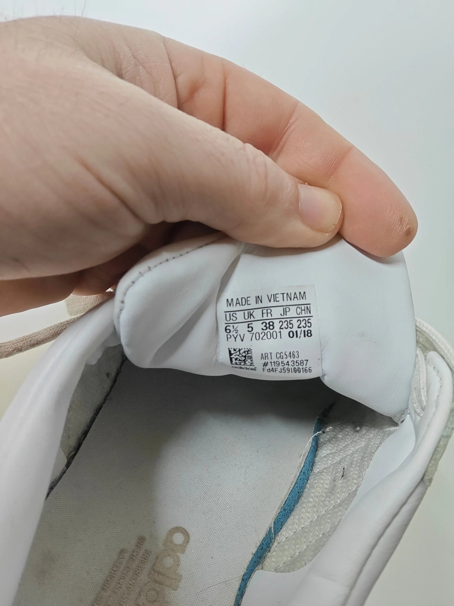 Adidas Superstar – Blanc & Rose Gold – Taille 38 SECONDE MAIN Adidas