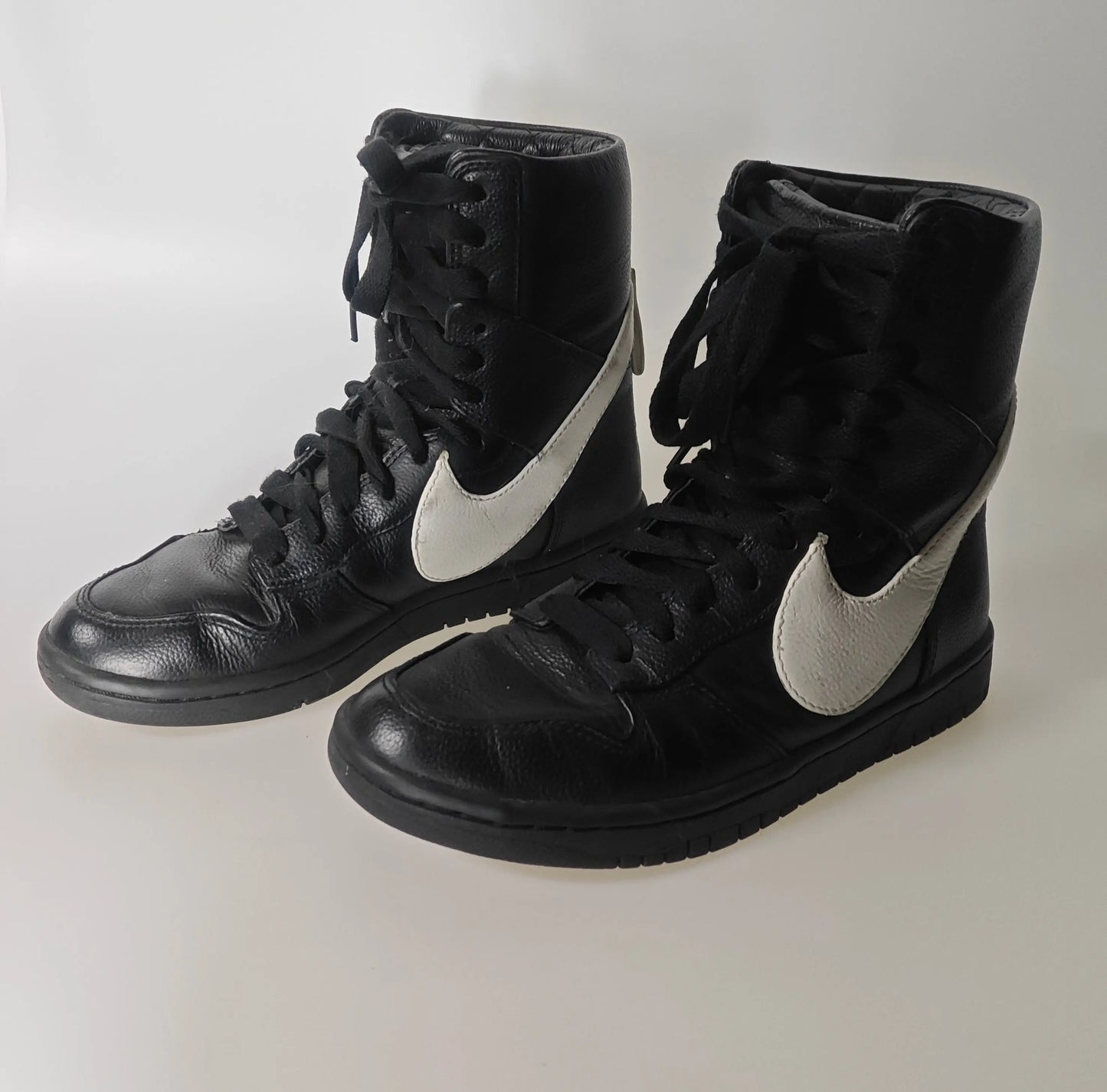 Nike Dunk Lux High RT Riccardo Tisci – édition spéciale – cuir noir – sneakers montantes nike