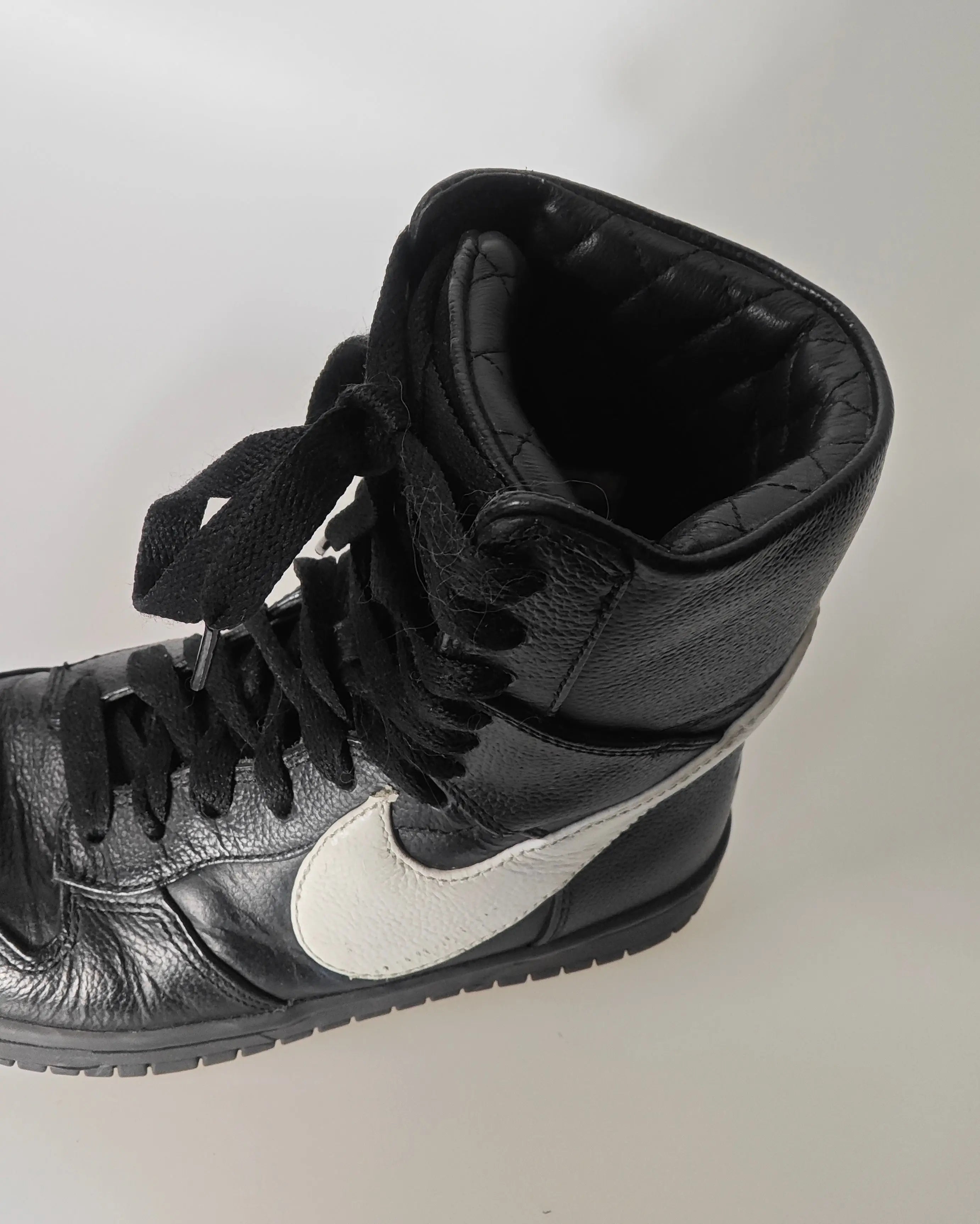 Nike Dunk Lux High RT Riccardo Tisci – édition spéciale – cuir noir – sneakers montantes nike