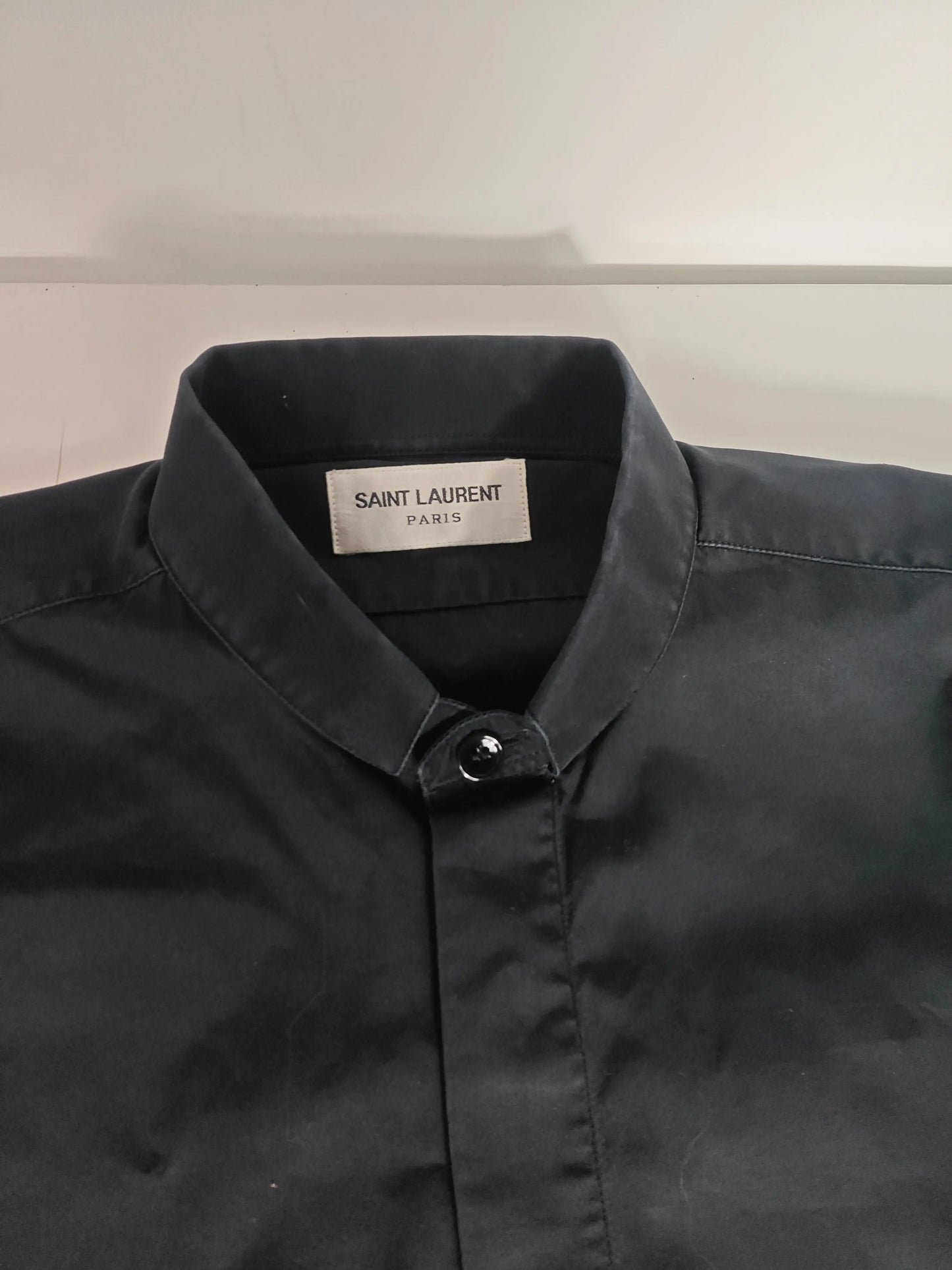 Chemise Saint Laurent Paris noire – neuve – taille 37 / 14½ Saint-Laurent