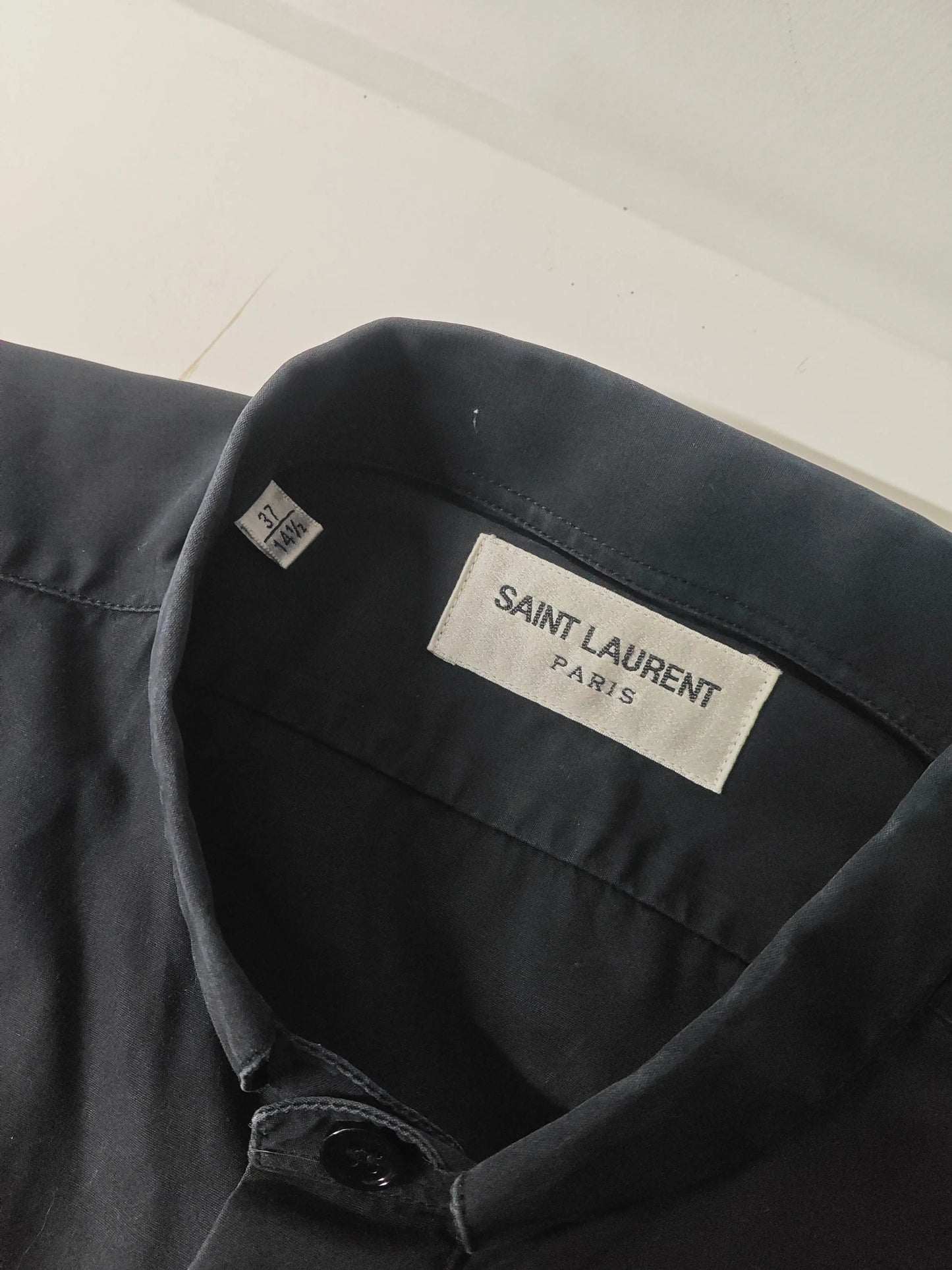 Chemise Saint Laurent Paris noire – neuve – taille 37 / 14½ Saint-Laurent