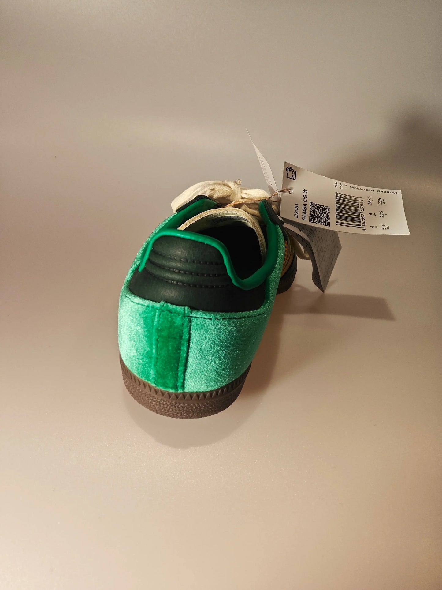 Adidas Samba OG W verte / jaune – neuves – T36 2/3 – réf. JI2681 Adidas