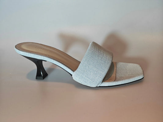 Mules à talon IRO Paris denim bleu clair – T37 – modèle DN Street – avec pochon IRO