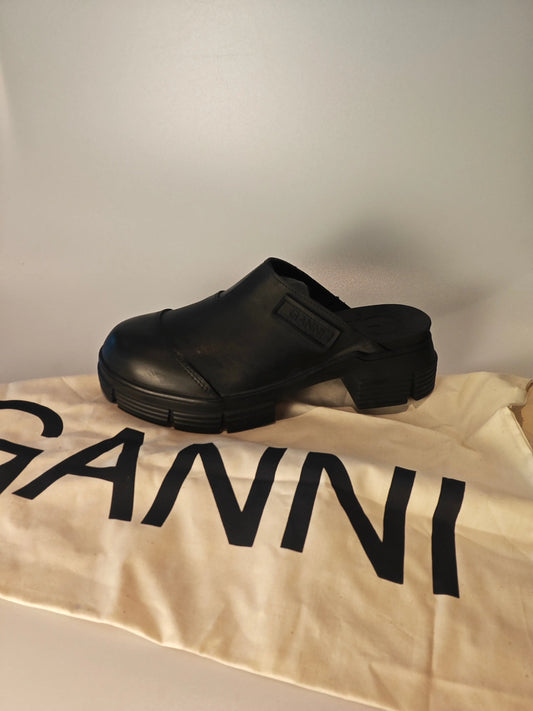 GANNI sabot / mule noir à talon – T35 – neuf avec boîte et dust bag Ganni