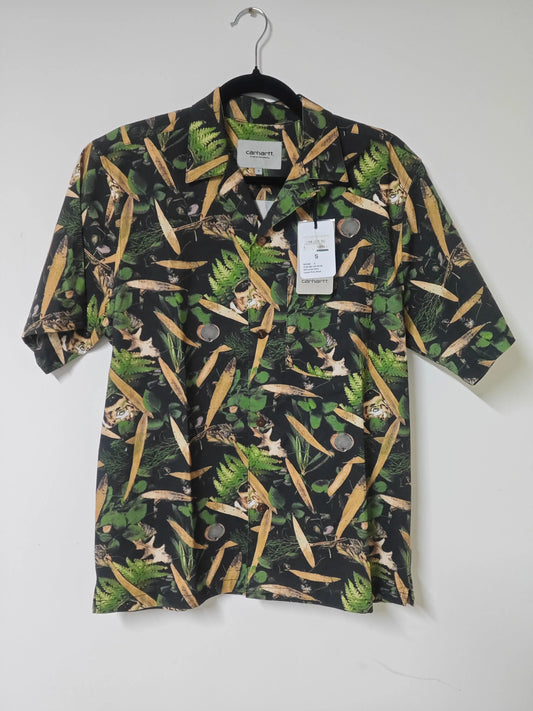 Chemise Carhartt WIP Lumen Print noire neuve taille S Carhartt