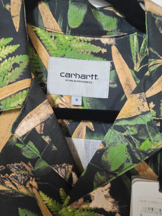 Chemise Carhartt WIP Lumen Print noire neuve taille S Carhartt