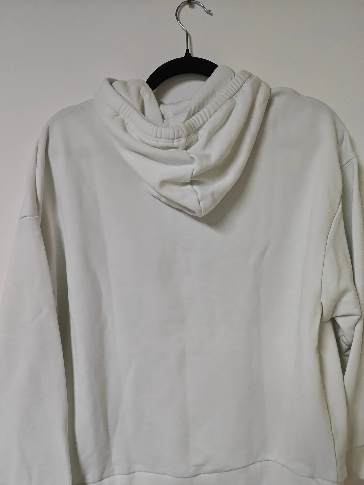 Sweat à capuche Puma blanc logo vert taille L Puma