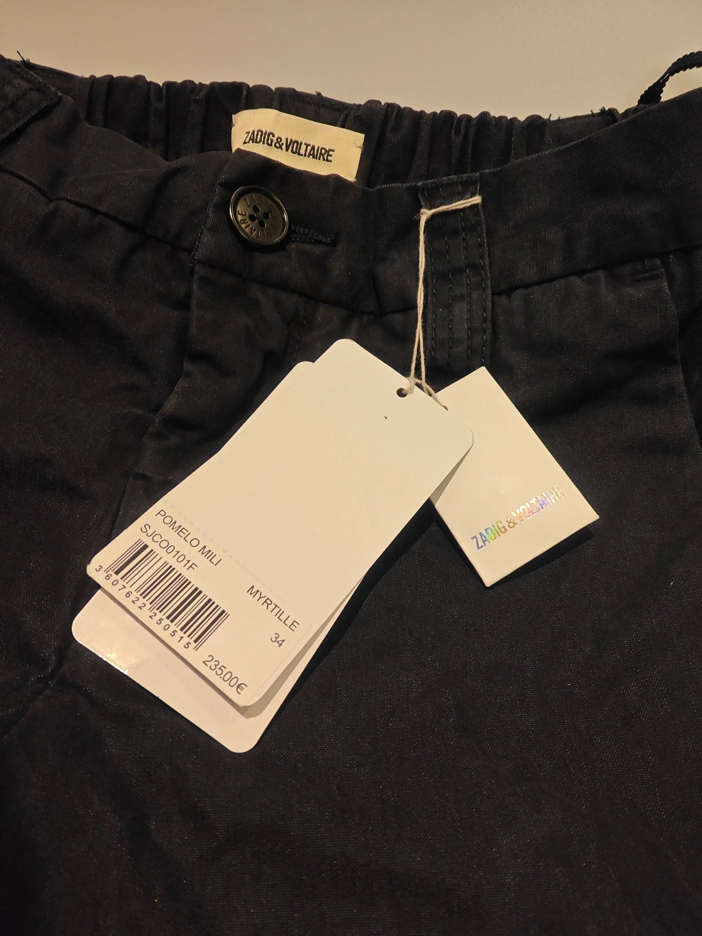 Pantalon Zadig & Voltaire Pomelo Mili noir neuf taille 34 Zadig & Volataire
