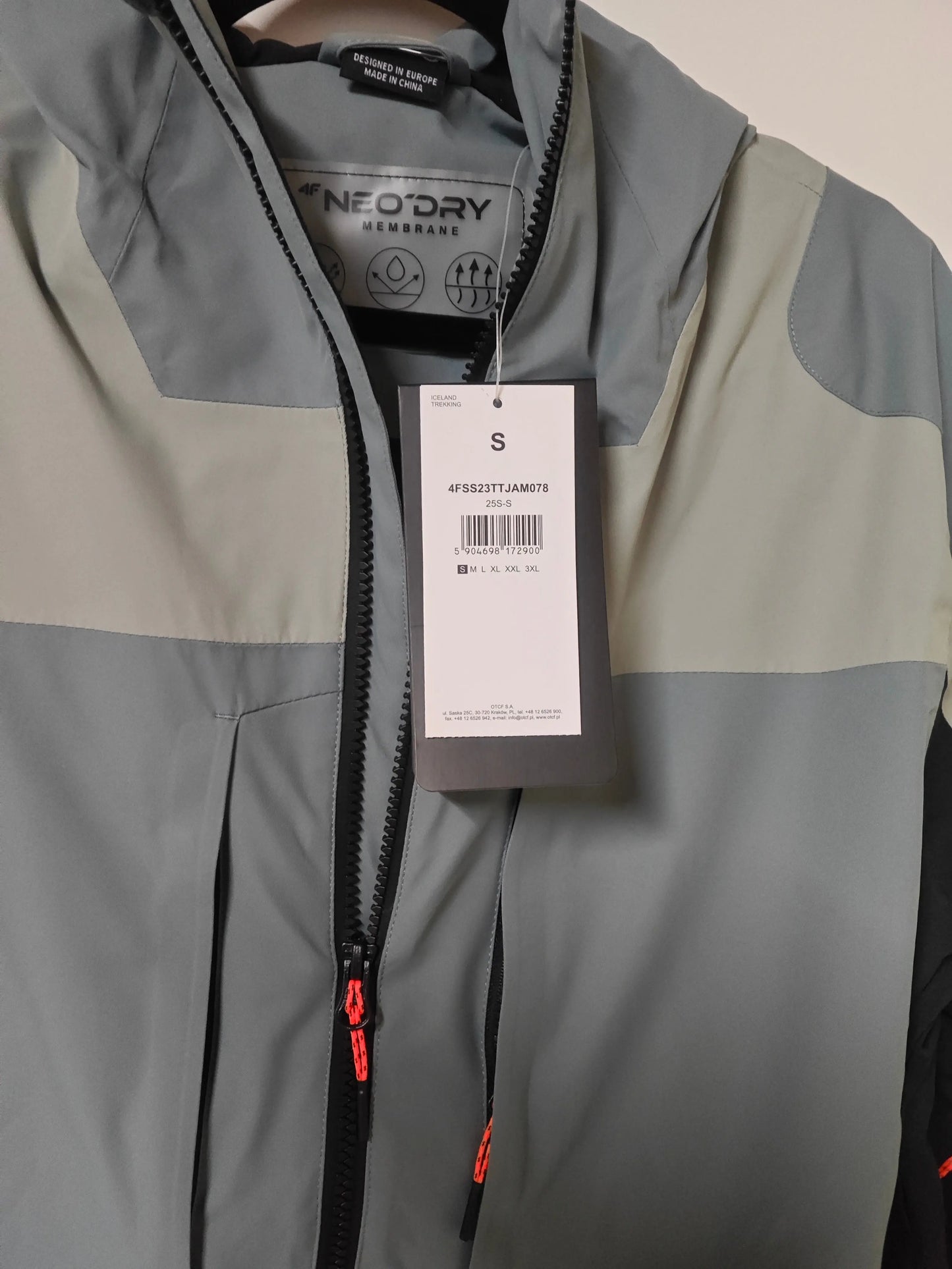 4F NeoDry 10 000 – Veste technique trekking – Taille S 4F