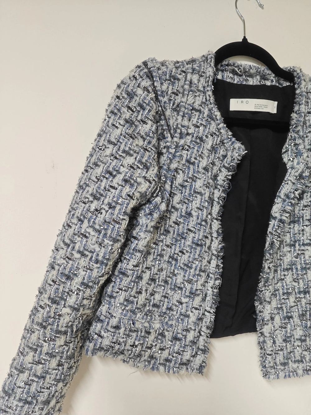 IRO Paris – Veste Tweed Disco – Taille 40 - SECONDE MAIN IRO