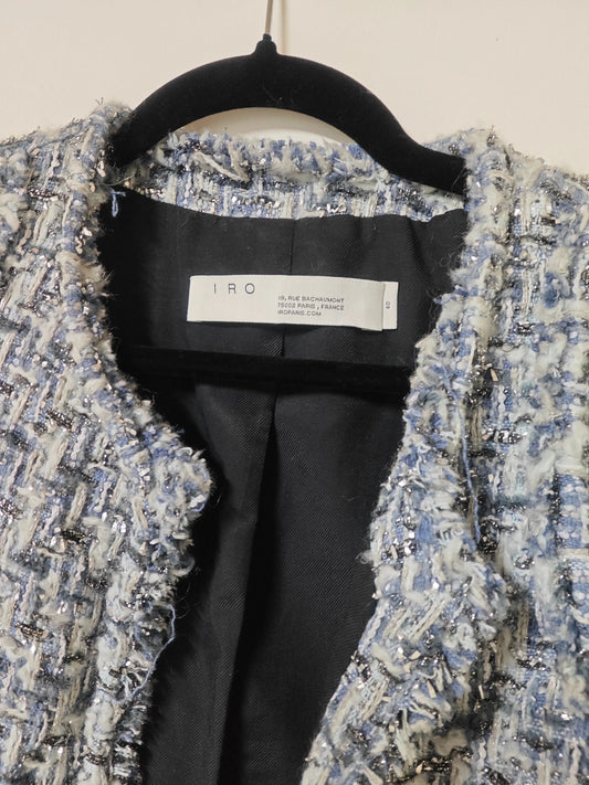IRO Paris – Veste Tweed Disco – Taille 40 - SECONDE MAIN IRO