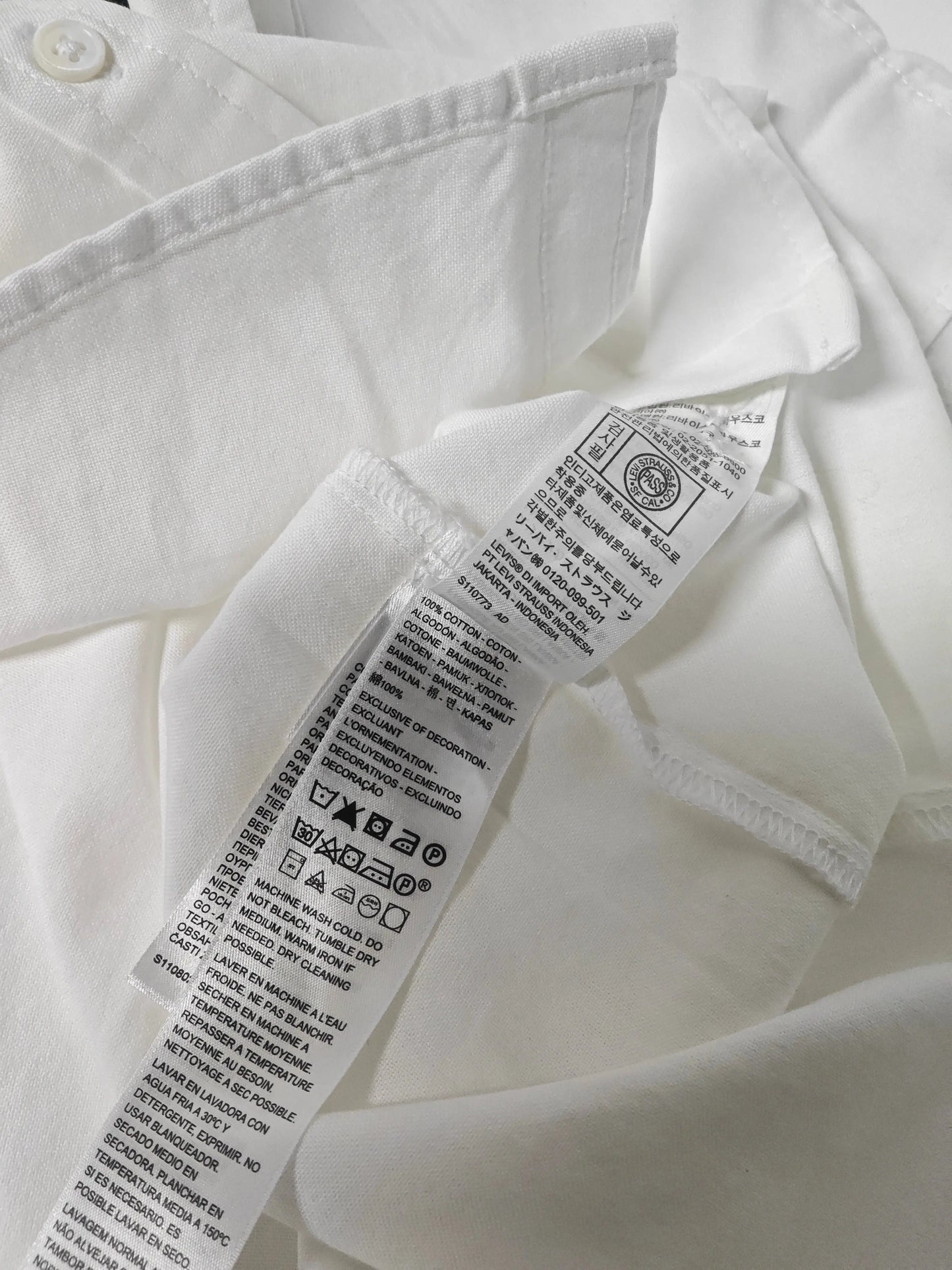 Chemise blanche Levi’s Classic taille XS Levi's