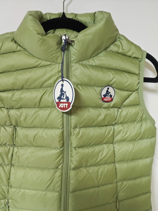 Doudoune sans manches JOTT Seda vert lichen XS neuve Jott