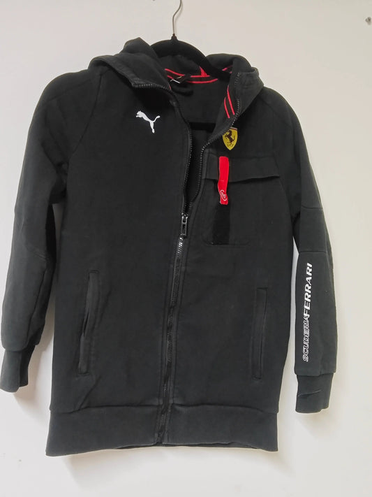 Sweat zippé Puma Ferrari noir à capuche S - SECONDE MAIN nike