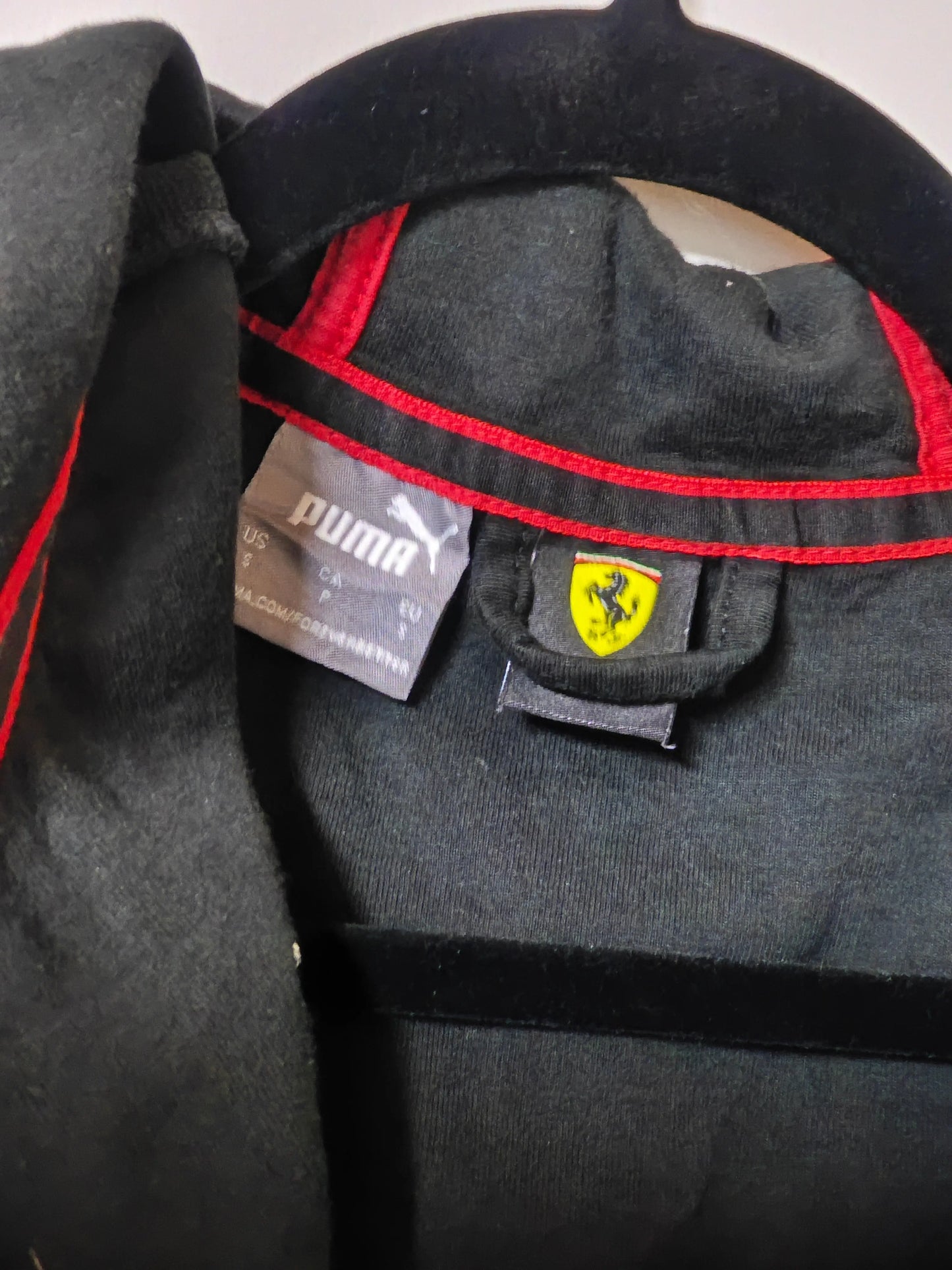 Sweat zippé Puma Ferrari noir à capuche S - SECONDE MAIN nike