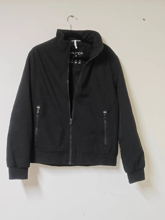 Veste Nautica noire zippée doublée polaire taille M - SECONDE MAIN Nautica