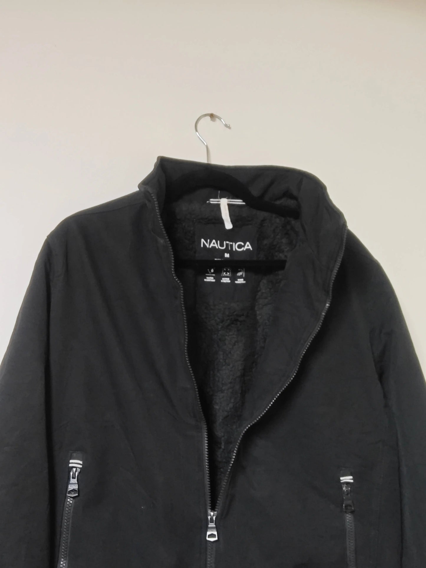 Veste Nautica noire zippée doublée polaire taille M - SECONDE MAIN Nautica