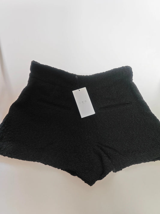 Short IRO Paris noir texturé bouclette taille non visible IRO