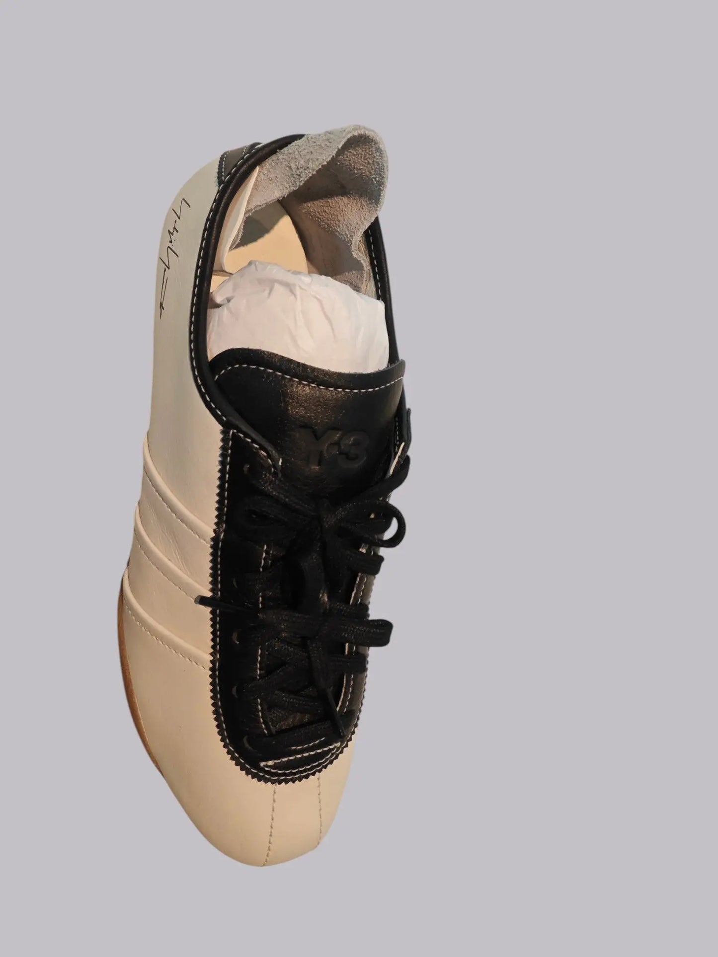 Y-3 Tokyo neuves cuir blanc/noir T. 39 1/3 Adidas