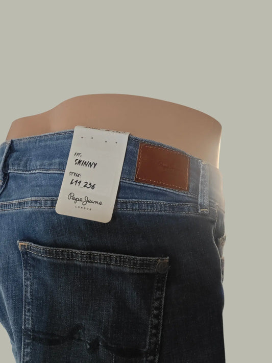 Jean Pepe Jeans London skinny bleu W32L30 Pepe Jeans