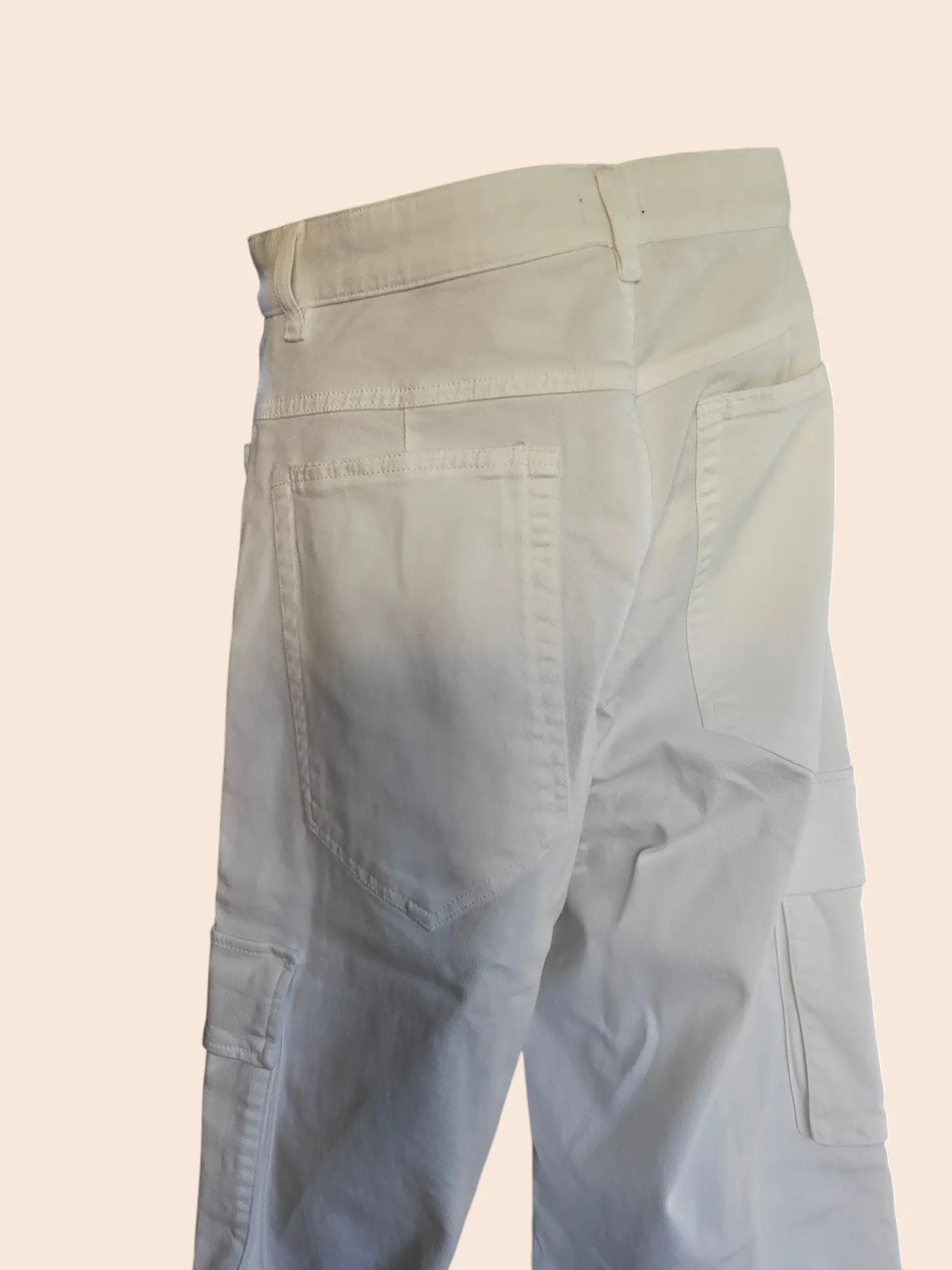 Pantalon cargo Pinko blanc – neuf avec étiquette – taille 46 EU Pinko