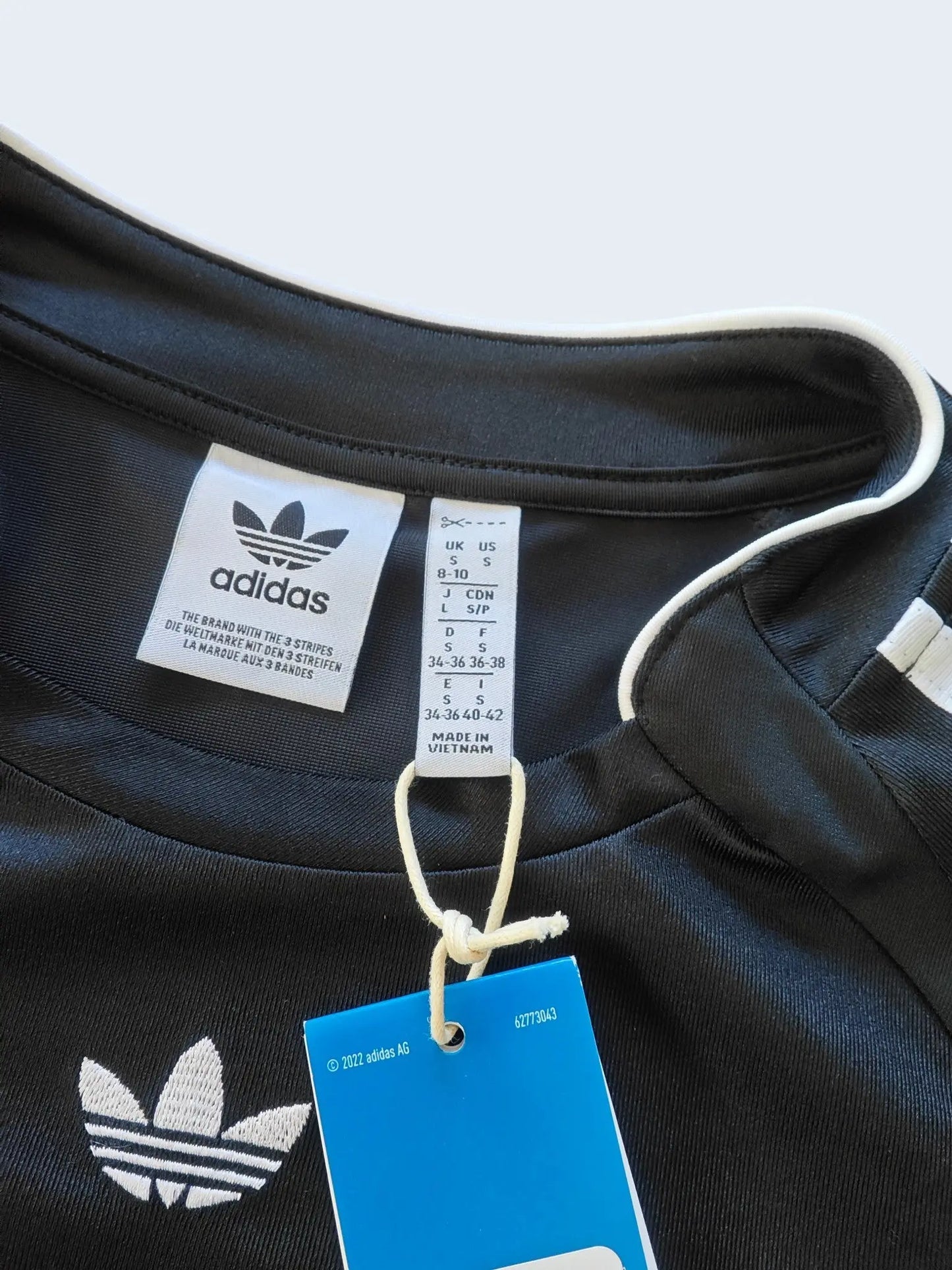 Top crop Adidas Originals Teamgeist noir – taille S Adidas
