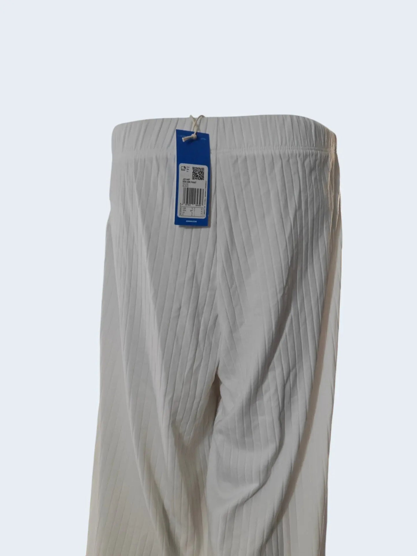Pantalon Adidas Originals blanc plissé – taille S adidas