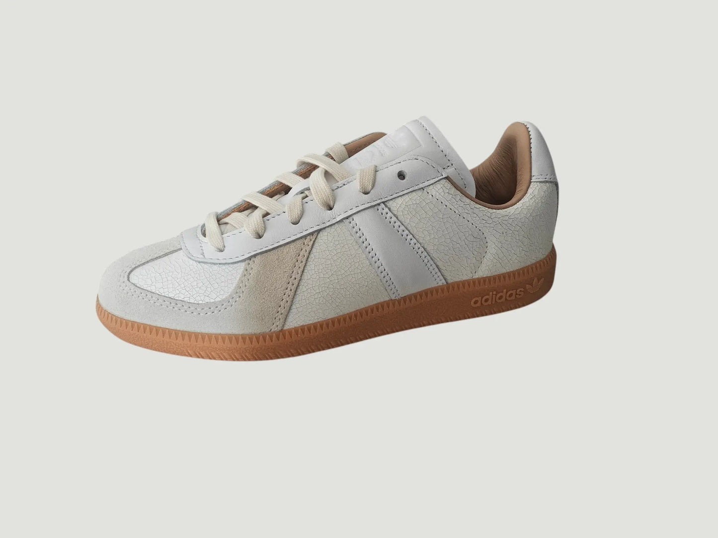 Adidas BW Army Lux neuves – T. 35 1/2 – blanc cassé / gomme – cuir premium adidas