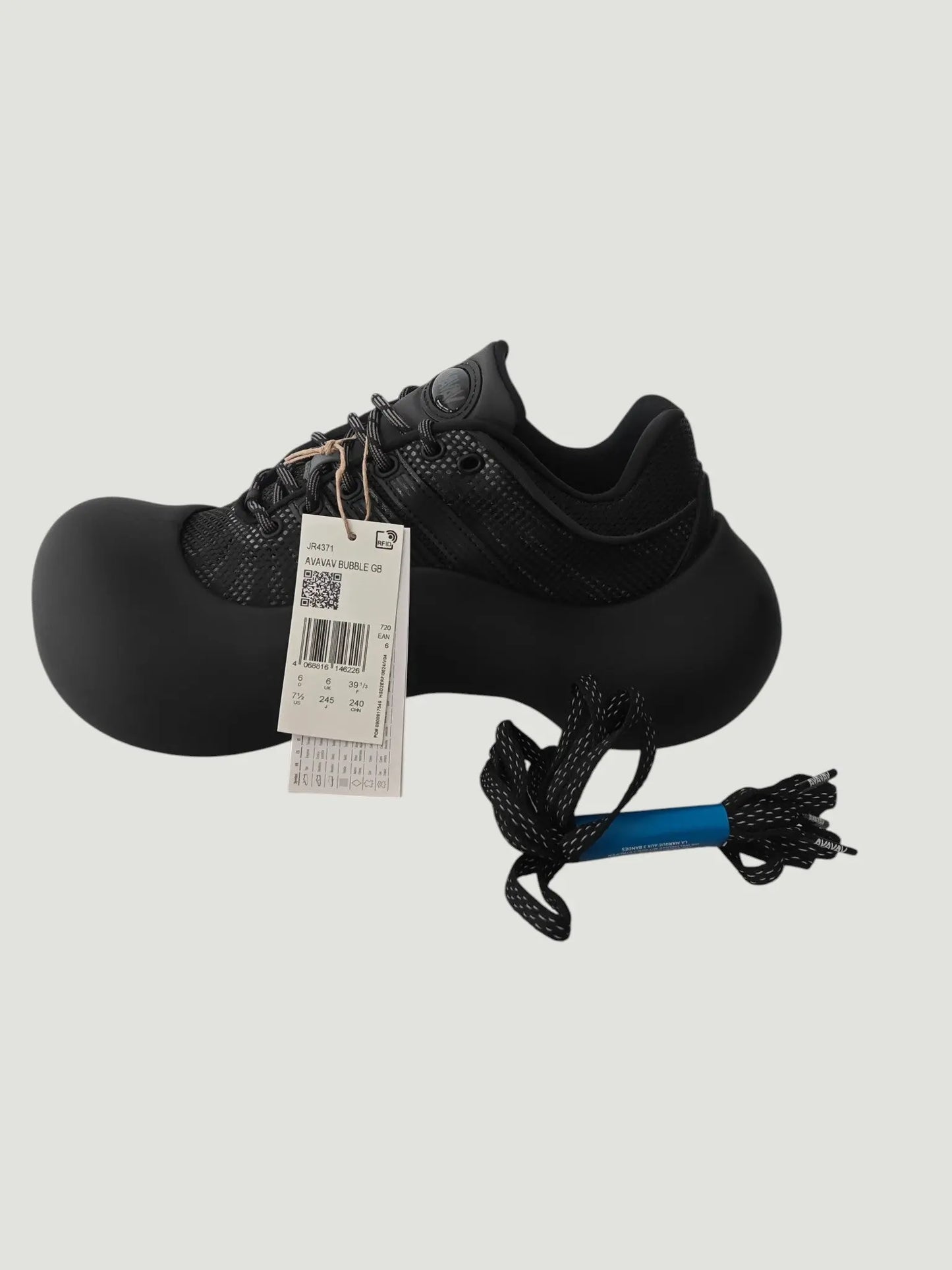 Adidas x AVAVAV Bubble GB neuves – T. 39 1/3 – noir – boîte + lacets Adidas