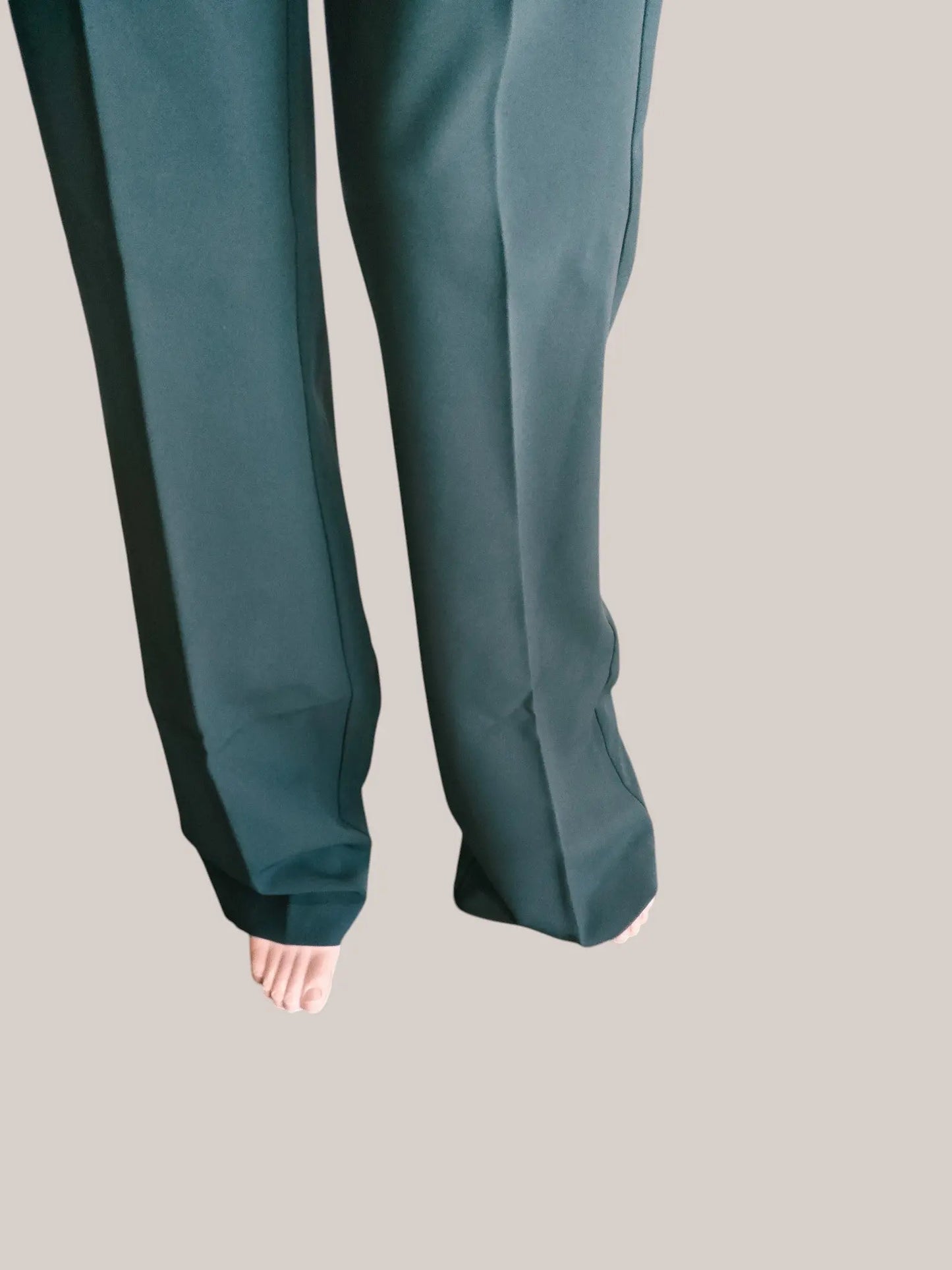 Pantalon Mango femme vert sapin taille 36 Mango