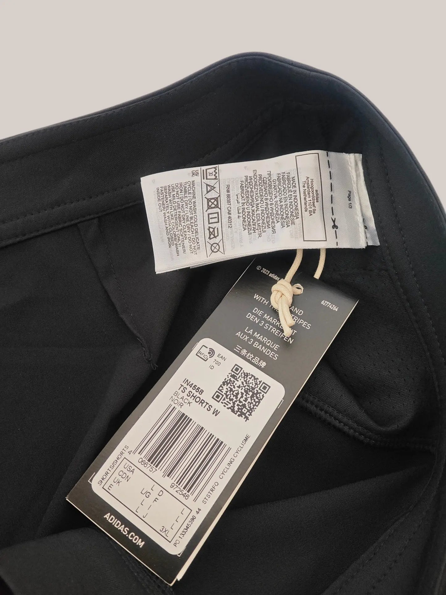Short Adidas femme noir taille L Adidas