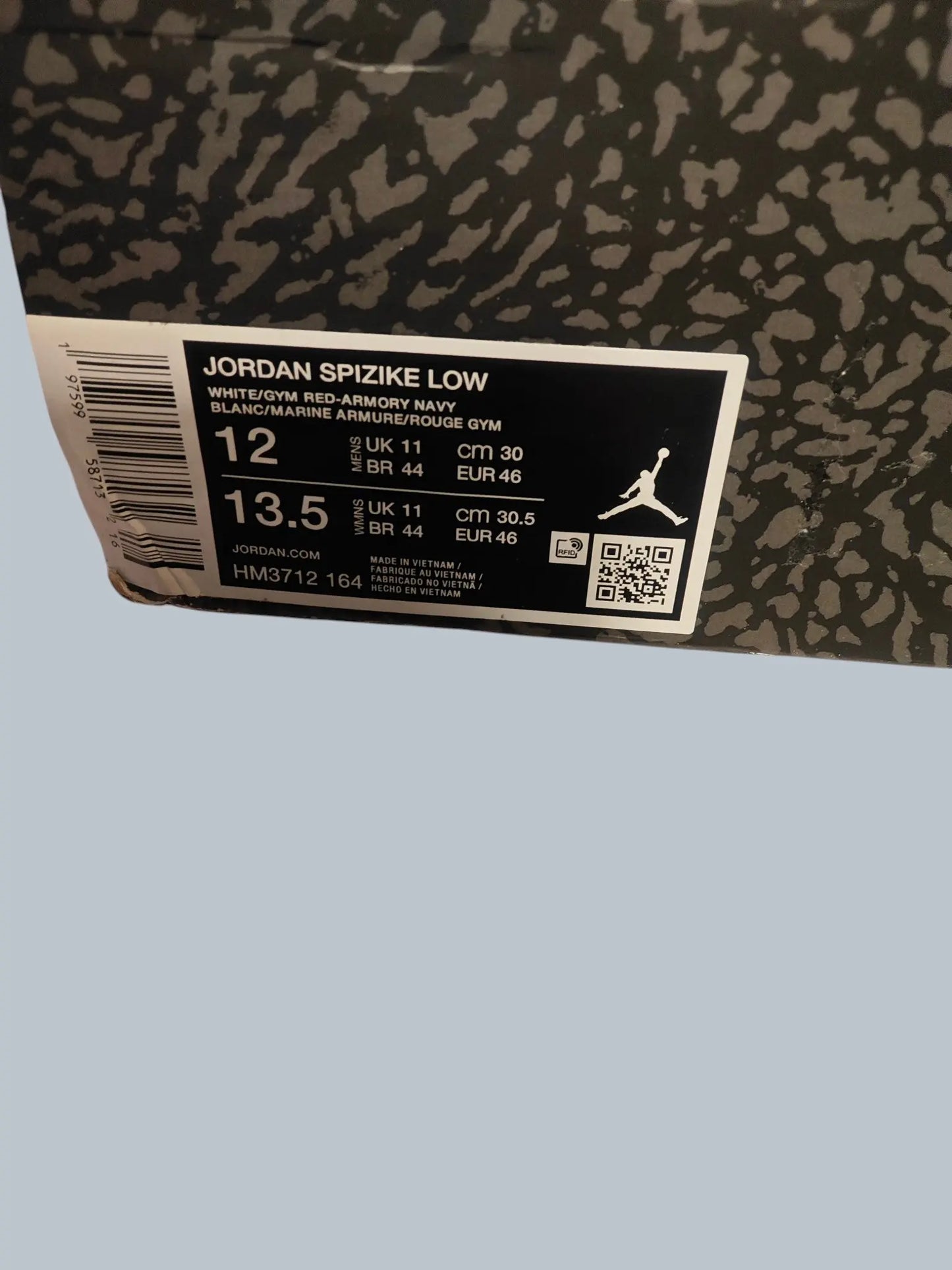 Jordan Spizike Low blanc / bleu / rouge / navy – T. 46 nike