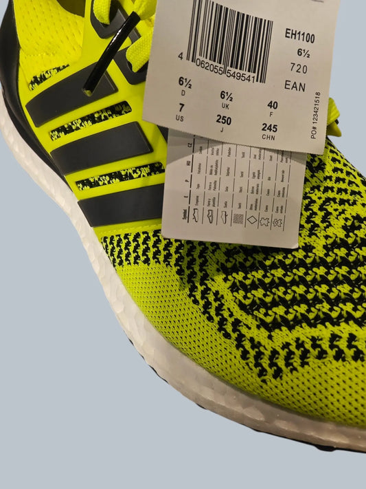 Adidas UltraBOOST jaune fluo / noir neuves – T. 40 Adidas