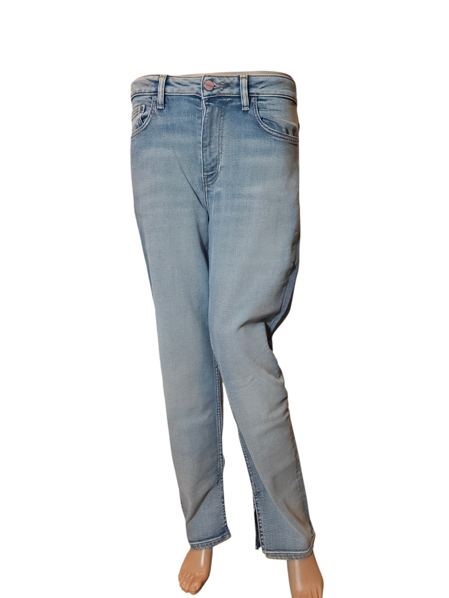 Jean GANNI bleu clair – coupe droite – taille W27/L32 (FR 36)