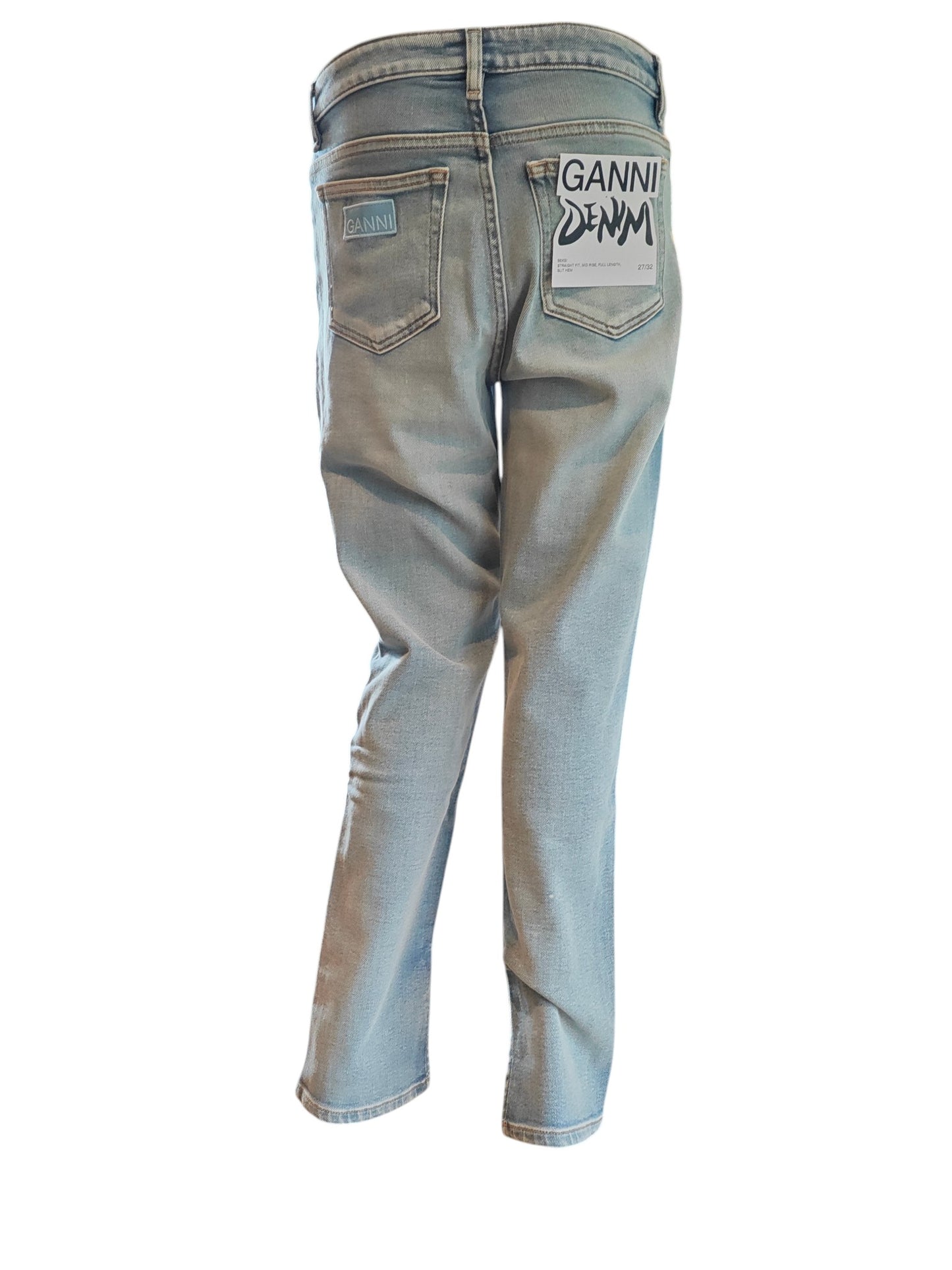 Jean GANNI bleu clair – coupe droite – taille W27/L32 (FR 36)