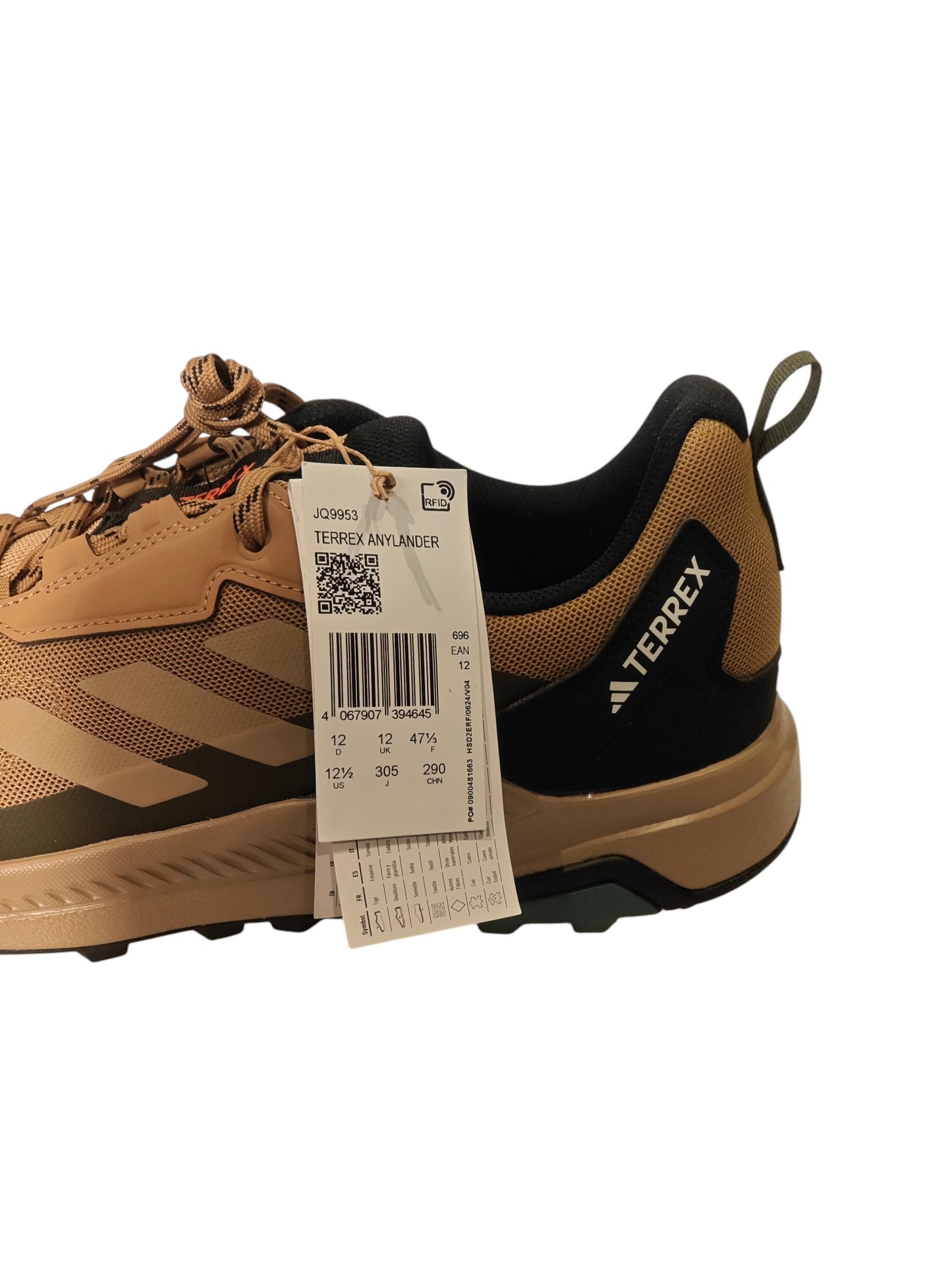 Adidas Terrex Anylander randonnée homme beige noir taille 47 1/3 neuves avec