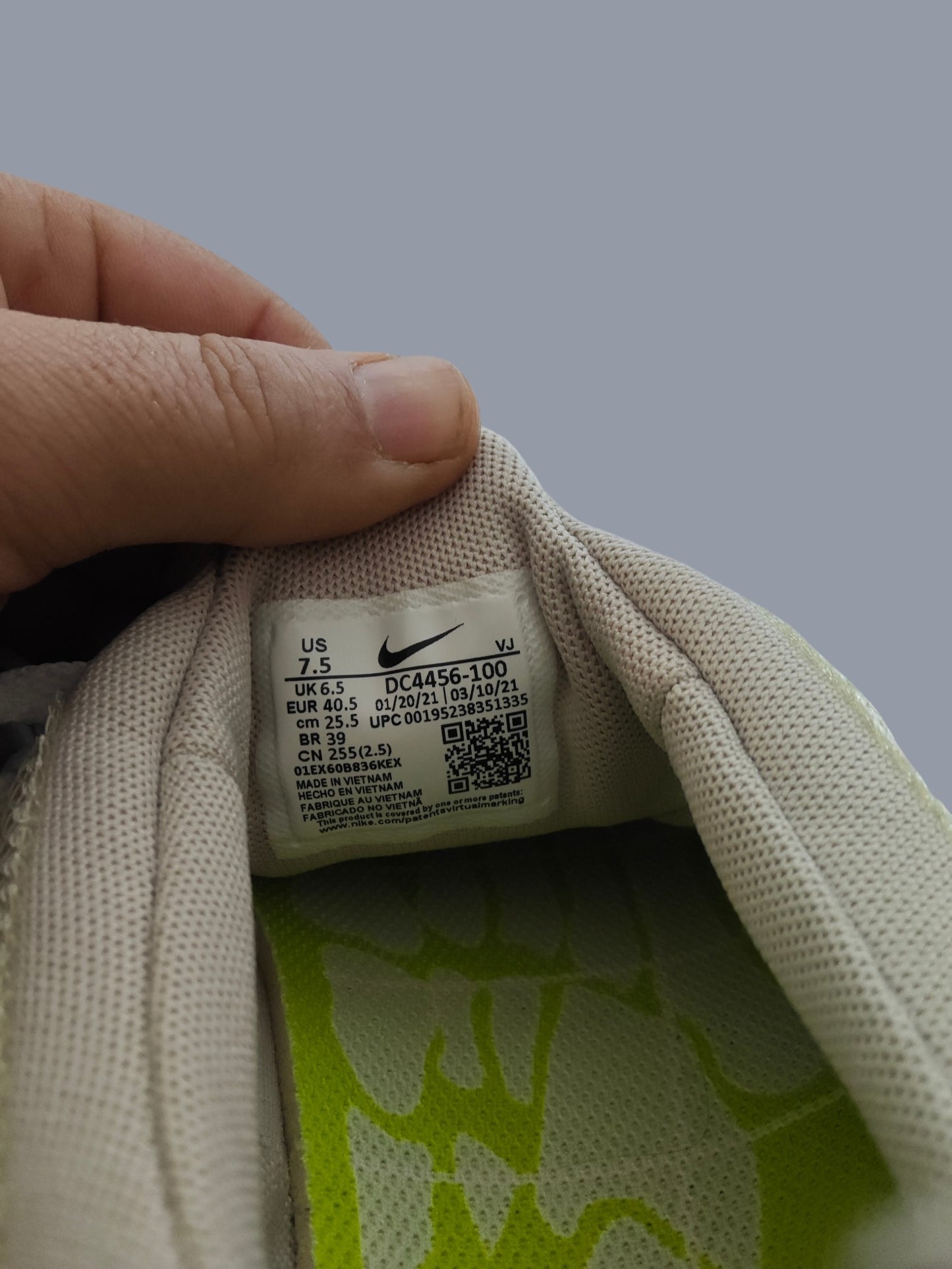 Nike Free Trail DC4456-100 T40.5 / UK 6.5 / US 7.5 – neuves sans boîte