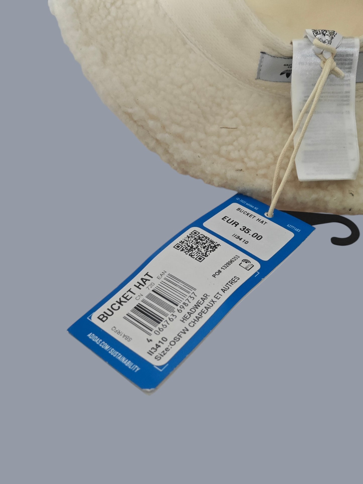 Bob Adidas Originals Sherpa crème OSFW