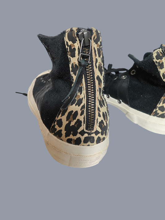 INVINCIBLE x Converse First String Jack Purcell Johnny Black Leopard T42
