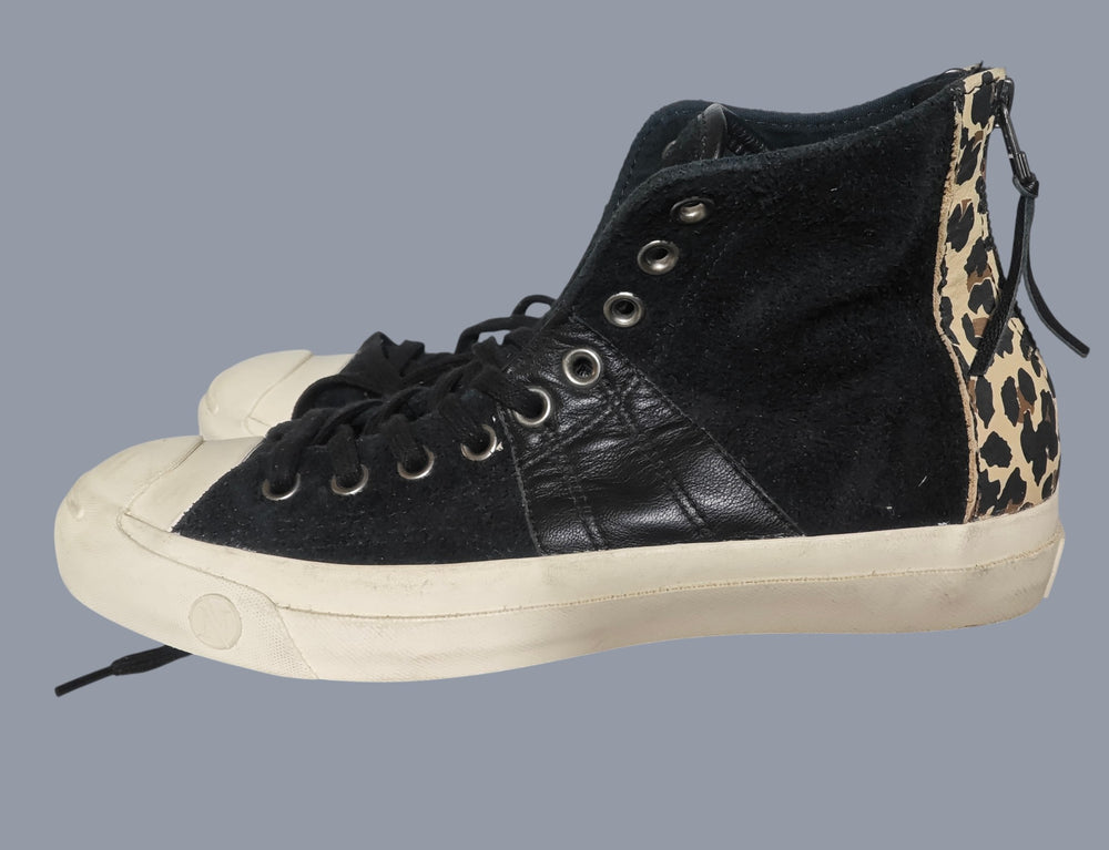 INVINCIBLE x Converse First String Jack Purcell Johnny Black Leopard T42