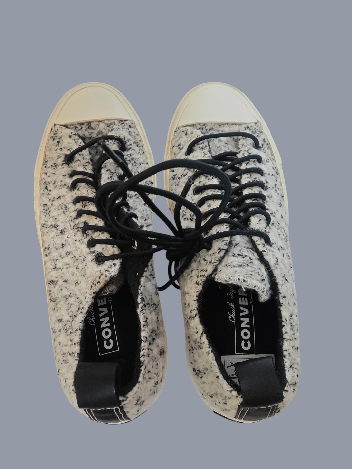 Converse Chuck 70 basse bouclée noir/blanc T36
