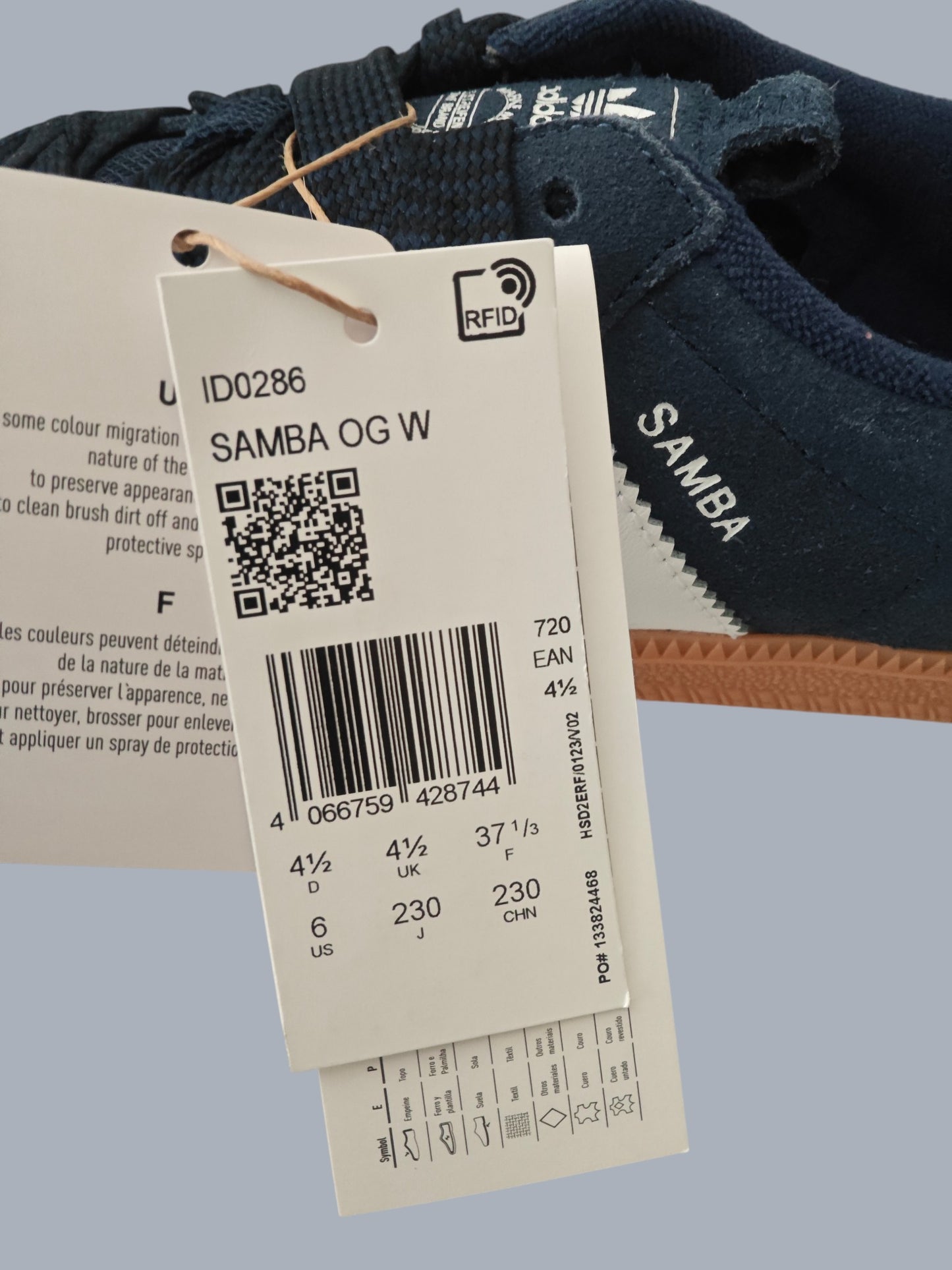 Adidas Samba OG W bleu marine / blanc – neuves – pointures 37,5 et 36,5 dispo